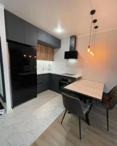 Кухня 213, угловая, серая